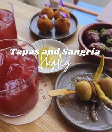 Selection of Tapas at Plates and Grapes