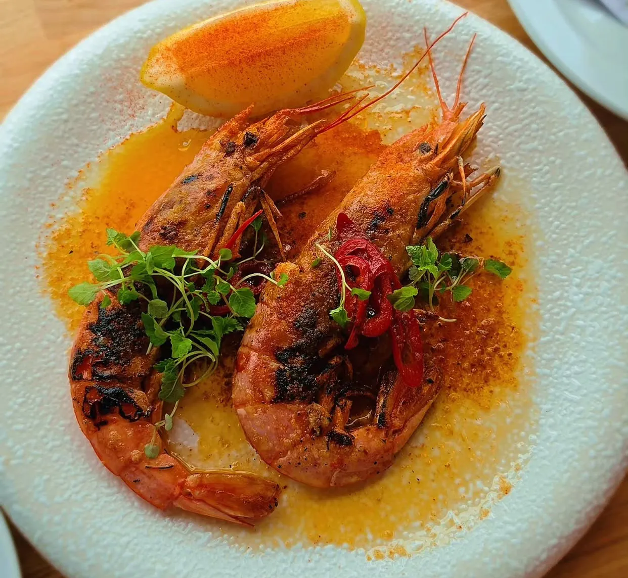 Shell on Prawns